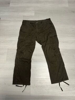 Men's Brown Cargo Pants - Durable Utility Style